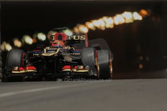 World © 2013 Octane Photographic Ltd. F1 Monaco GP, Monte Carlo -Thursday 23rd May 2013 - Practice 2. Lotus F1 Team E21 - Kimi Raikkonen. Digital Ref : 0694lw1d7862