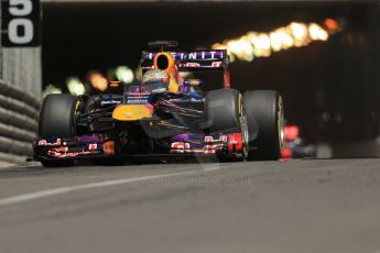 World © 2013 Octane Photographic Ltd. F1 Monaco GP, Monte Carlo -Thursday 23rd May 2013 - Practice 2. Infiniti Red Bull Racing RB9 - Sebastian Vettel. Digital Ref : 0694lw1d7870