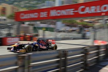 World © 2013 Octane Photographic Ltd. F1 Monaco GP, Monte Carlo -Thursday 23rd May 2013 - Practice 2. Scuderia Toro Rosso STR8 - Jean-Eric Vergne. Digital Ref : 0694lw1d8031