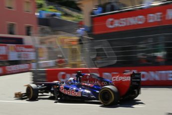 World © 2013 Octane Photographic Ltd. F1 Monaco GP, Monte Carlo -Thursday 23rd May 2013 - Practice 2. Scuderia Toro Rosso STR8 - Jean-Eric Vergne. Digital Ref : 0694lw1d8087