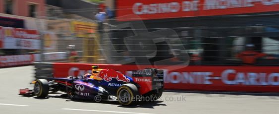 World © 2013 Octane Photographic Ltd. F1 Monaco GP, Monte Carlo -Thursday 23rd May 2013 - Practice 2. Infiniti Red Bull Racing RB9 - Mark Webber. Digital Ref : 0694lw1d8117
