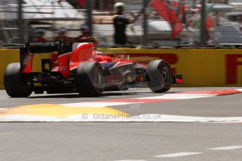 World © 2013 Octane Photographic Ltd. F1 Monaco GP, Monte Carlo -Thursday 23rd May 2013 - Practice 2. Marussia F1 Team MR02 - Max Chilton. Digital Ref : 0694lw7d7688