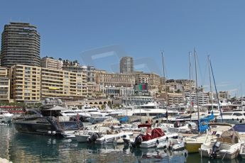 World © Octane Photographic Ltd. Monaco Formula One, Wednesday 22nd May 2013, Monte Carlo. The harbour from the Louis Chiron/Swimming Pool corner. Digital Ref : 0691cb7d0507