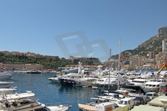 World © Octane Photographic Ltd. Monaco Formula One, Wednesday 22nd May 2013, Monte Carlo. The harbour. Digital Ref : 0691cb7d0509