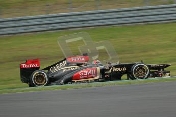 World © Octane Photographic Ltd. F1 German GP - Nurburgring. Friday 5th July 2013 - Practice One. Lotus F1 Team E21 - Kimi Raikkonen. Digital Ref : 0739lw1d3271
