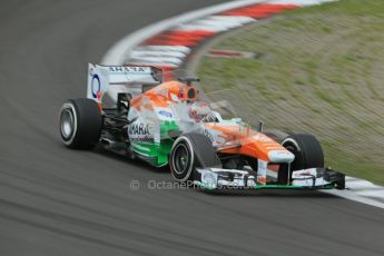 World © Octane Photographic Ltd. F1 German GP - Nurburgring. Friday 5th July 2013 - Practice One. Sahara Force India VJM06 - Paul di Resta. Digital Ref : 0739lw1d3429