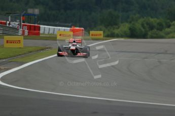 World © Octane Photographic Ltd. F1 German GP - Nurburgring. Friday 5th July 2013 - Practice One. Vodafone McLaren Mercedes MP4/28 - Jenson Button. Digital Ref : 0739lw1d3468