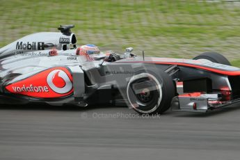 World © Octane Photographic Ltd. F1 German GP - Nurburgring. Friday 5th July 2013 - Practice One. Vodafone McLaren Mercedes MP4/28 - Jenson Button. Digital Ref : 0739lw1d3538