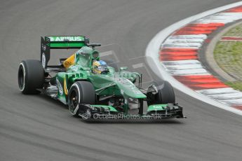 World © Octane Photographic Ltd. F1 German GP - Nurburgring. Friday 5th July 2013 - Practice One. Caterham F1 Team CT03 - Charles Pic. Digital Ref : 0739lw1d3609