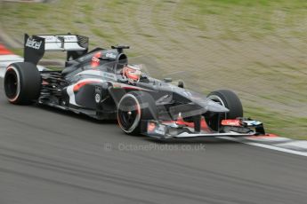 World © Octane Photographic Ltd. F1 German GP - Nurburgring. Friday 5th July 2013 - Practice One. Sauber C32 - Nico Hulkenberg. Digital Ref : 0739lw1d3768