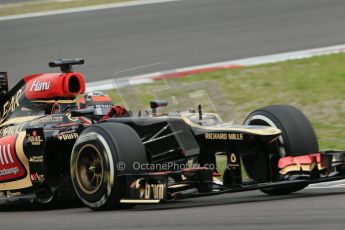 World © Octane Photographic Ltd. F1 German GP - Nurburgring. Friday 5th July 2013 - Practice One. Lotus F1 Team E21 - Kimi Raikkonen. Digital Ref : 0739lw1d3818