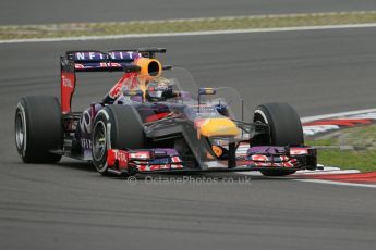 World © Octane Photographic Ltd. F1 German GP - Nurburgring. Friday 5th July 2013 - Practice One. Infiniti Red Bull Racing RB9 - Sebastian Vettel. Digital Ref : 0739lw1d3834