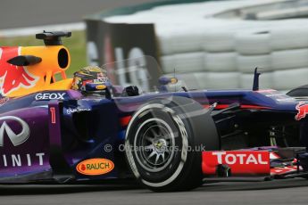 World © Octane Photographic Ltd. F1 German GP - Nurburgring. Friday 5th July 2013 - Practice One. Infiniti Red Bull Racing RB9 - Sebastian Vettel. Digital Ref : 0739lw1d3840