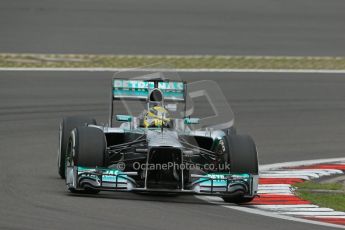 World © Octane Photographic Ltd. F1 German GP - Nurburgring. Friday 5th July 2013 - Practice One. Mercedes AMG Petronas F1 W04 - Nico Rosberg. Digital Ref : 0739lw1d3889