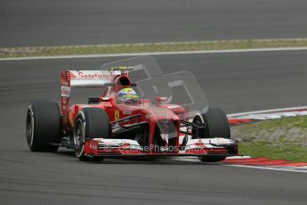 World © Octane Photographic Ltd. F1 German GP - Nurburgring. Friday 5th July 2013 - Practice One. Scuderia Ferrari F138 - Felipe Massa. Digital Ref : 0739lw1d3909