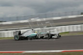 World © Octane Photographic Ltd. F1 German GP - Nurburgring. Friday 5th July 2013 - Practice One. Mercedes AMG Petronas F1 W04 - Nico Rosberg. Digital Ref : 0739lw1d43098