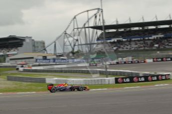 World © Octane Photographic Ltd. F1 German GP - Nurburgring. Friday 5th July 2013 - Practice One. Infiniti Red Bull Racing RB9 - Sebastian Vettel. Digital Ref : 0739lw1d43201