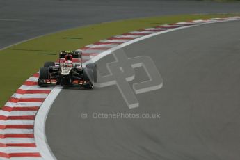 World © Octane Photographic Ltd. F1 German GP - Nurburgring. Friday 5th July 2013 - Practice Two. Lotus F1 Team E21 - Romain Grosjean. Digital Ref : 0741lw1d4291