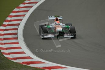 World © Octane Photographic Ltd. F1 German GP - Nurburgring. Friday 5th July 2013 - Practice two. Sahara Force India VJM06 - Adrian Sutil. Digital Ref : 0741lw1d4322