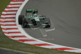 World © Octane Photographic Ltd. F1 German GP - Nurburgring. Friday 5th July 2013 - Practice two. Caterham F1 Team CT03 - Giedo van der Garde. Digital Ref : 0741lw1d4326