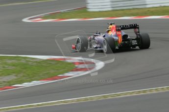 World © Octane Photographic Ltd. F1 German GP - Nurburgring. Friday 5th July 2013 - Practice two. Infiniti Red Bull Racing RB9 - Sebastian Vettel. Digital Ref : 0741lw1d4428