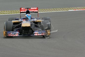 World © Octane Photographic Ltd. F1 German GP - Nurburgring. Friday 5th July 2013 - Practice Two. Scuderia Toro Rosso STR8 - Jean-Eric Vergne. Digital Ref : 0741lw1d4506