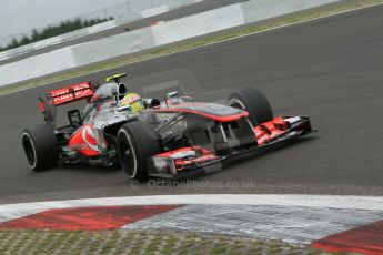 World © Octane Photographic Ltd. F1 German GP - Nurburgring. Friday 5th July 2013 - Practice Two. Vodafone McLaren Mercedes MP4/28 - Sergio Perez . Digital Ref : 0741lw1d4591