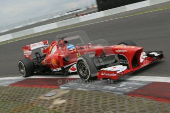World © Octane Photographic Ltd. F1 German GP - Nurburgring. Friday 5th July 2013 - Practice two. Scuderia Ferrari F138 - Fernando Alonso. Digital Ref : 0741lw1d4639