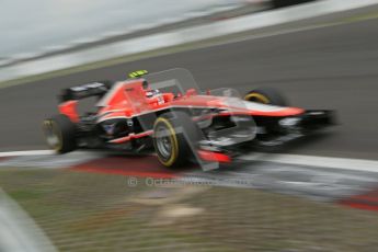 World © Octane Photographic Ltd. F1 German GP - Nurburgring. Friday 5th July 2013 - Practice two. Marussia F1 Team MR02 - Max Chilton. Digital Ref : 0741lw1d4675