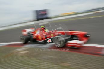 World © Octane Photographic Ltd. F1 German GP - Nurburgring. Friday 5th July 2013 - Practice two. Scuderia Ferrari F138 - Felipe Massa. Digital Ref : 0741lw1d4690