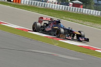 World © Octane Photographic Ltd. F1 German GP - Nurburgring. Sunday 7th July 2013 - Race. Scuderia Toro Rosso STR8 - Jean-Eric Vergne. Digital Ref : 0749lw1d9899