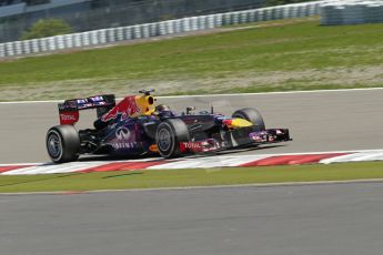 World © Octane Photographic Ltd. F1 German GP - Nurburgring. Sunday 7th July 2013 - Race. Infiniti Red Bull Racing RB9 - Sebastian Vettel. Digital Ref : 0749lw1d9935