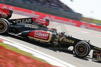 World © Octane Photographic Ltd. F1 German GP - Nurburgring. Sunday 7th July 2013 - Race. Lotus F1 Team E21 - Kimi Raikkonen. Digital Ref : 0749lw1dx0045