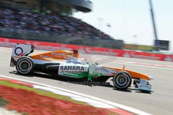 World © Octane Photographic Ltd. F1 German GP - Nurburgring. Sunday 7th July 2013 - Race. Sahara Force India VJM06 - Paul di Resta. Digital Ref : 0749lw1dx0065