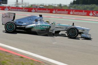World © Octane Photographic Ltd. F1 German GP - Nurburgring. Sunday 7th July 2013 - Race. Mercedes AMG Petronas F1 W04 - Nico Rosberg. Digital Ref : 0749lw1dx0073