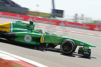 World © Octane Photographic Ltd. F1 German GP - Nurburgring. Sunday 7th July 2013 - Race. Caterham F1 Team CT03 - Charles Pic. Digital Ref : 0749lw1dx0108