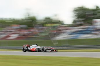 World © Octane Photographic Ltd. F1 German GP - Nurburgring. Saturday 6th July 2013 - Practice three. Vodafone McLaren Mercedes MP4/28 - Jenson Button. Digital Ref : 0744lw1d3879