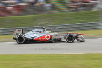 World © Octane Photographic Ltd. F1 German GP - Nurburgring. Saturday 6th July 2013 - Practice three. Vodafone McLaren Mercedes MP4/28 - Sergio Perez . Digital Ref : 0744lw1d3967