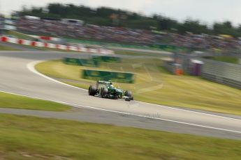 World © Octane Photographic Ltd. F1 German GP - Nurburgring. Saturday 6th July 2013 - Practice three. Caterham F1 Team CT03 - Giedo van der Garde. Digital Ref : 0744lw1d3984