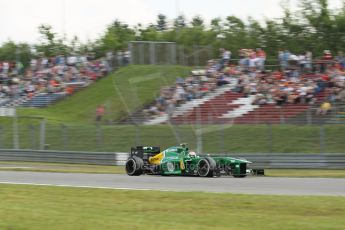 World © Octane Photographic Ltd. F1 German GP - Nurburgring. Saturday 6th July 2013 - Practice three. Caterham F1 Team CT03 - Giedo van der Garde. Digital Ref : 0744lw1d4038