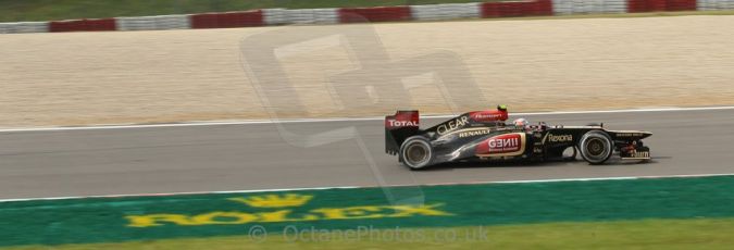 World © Octane Photographic Ltd. F1 German GP - Nurburgring. Saturday 6th July 2013 - Practice three. Lotus F1 Team E21 - Romain Grosjean. Digital Ref : 0744lw1d4243