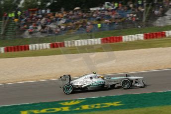 World © Octane Photographic Ltd. F1 German GP - Nurburgring. Saturday 6th July 2013 - Practice three. Mercedes AMG Petronas F1 W04 – Lewis Hamilton. Digital Ref : 0744lw1d4251