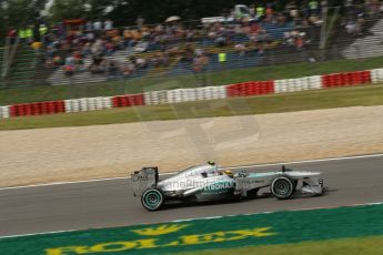 World © Octane Photographic Ltd. F1 German GP - Nurburgring. Saturday 6th July 2013 - Practice three. Mercedes AMG Petronas F1 W04 – Lewis Hamilton. Digital Ref : 0744lw1d4251