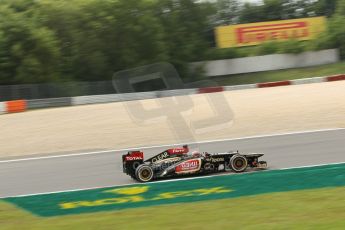 World © Octane Photographic Ltd. F1 German GP - Nurburgring. Saturday 6th July 2013 - Practice three. Lotus F1 Team E21 - Kimi Raikkonen. Digital Ref : 0744lw1d4269