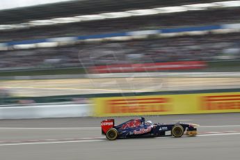 World © Octane Photographic Ltd. F1 German GP - Nurburgring. Saturday 6th July 2013 - Practice three. Scuderia Toro Rosso STR8 - Jean-Eric Vergne. Digital Ref : 0744lw1d4325