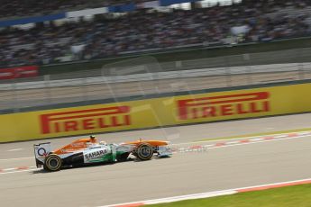 World © Octane Photographic Ltd. F1 German GP - Nurburgring. Saturday 6th July 2013 - Practice three. Sahara Force India VJM06 - Adrian Sutil. Digital Ref : 0744lw1d4445