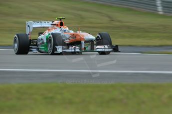 World © Octane Photographic Ltd. F1 German GP - Nurburgring. Saturday 6th July 2013 - Practice three. Sahara Force India VJM06 - Adrian Sutil. Digital Ref : 0744lw1d6004