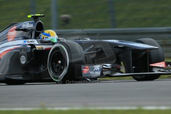 World © Octane Photographic Ltd. F1 German GP - Nurburgring. Saturday 6th July 2013 - Practice three. Sauber C32 - Esteban Gutierrez. Digital Ref : 0744lw1d6014