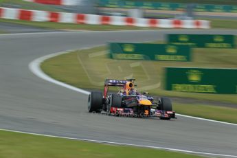 World © Octane Photographic Ltd. F1 German GP - Nurburgring. Saturday 6th July 2013 - Practice three. Infiniti Red Bull Racing RB9 - Sebastian Vettel. Digital Ref : 0744lw1d6079