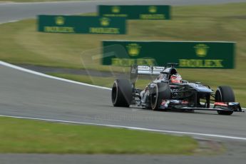 World © Octane Photographic Ltd. F1 German GP - Nurburgring. Saturday 6th July 2013 - Practice three. Sauber C32 - Nico Hulkenberg. Digital Ref : 0744lw1d6158